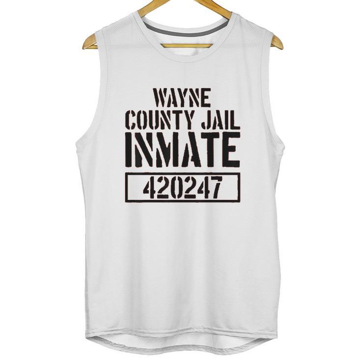 Wayne County Jail Inmate Prison Halloween Costume Unisex Tank Top