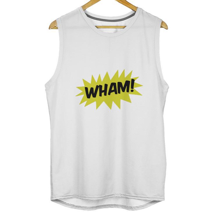 Wham With Starburst Comic Hero Baseball Cap Unisex Tank Top