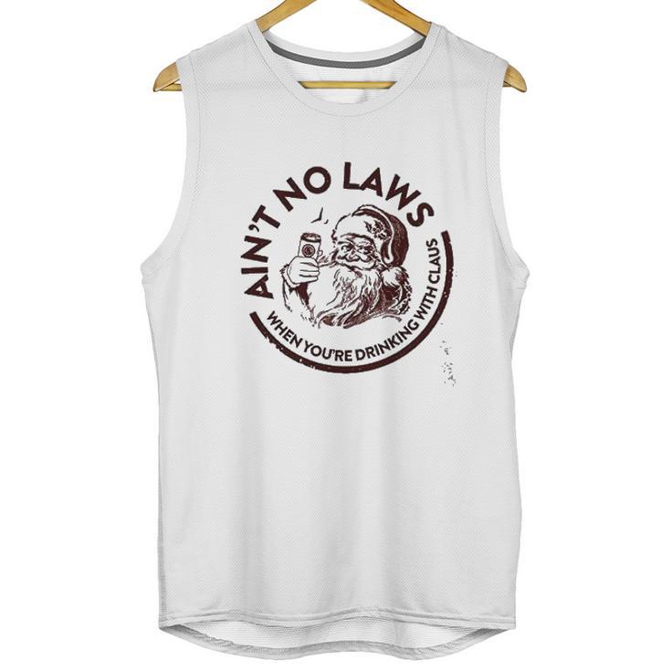 White Claus Funny Drinking Holiday White Claws Pun Unisex Tank Top