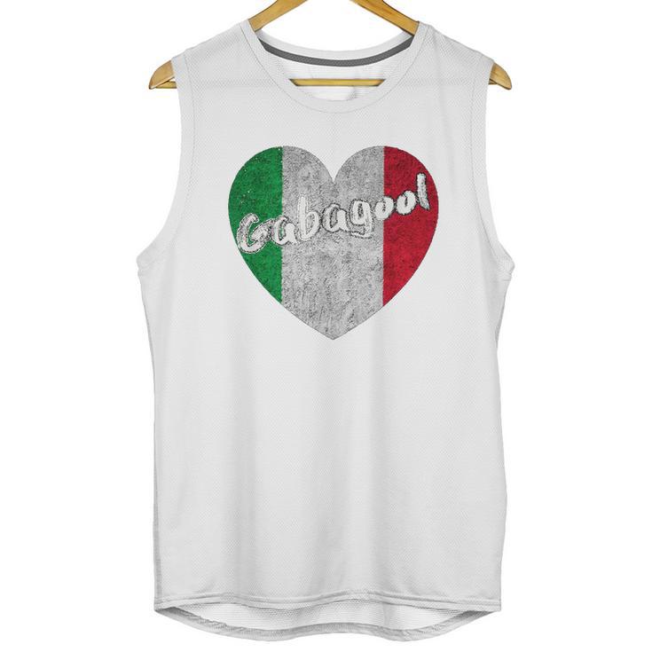 I Will Have The Gabagool Italian Heart Unisex Tank Top