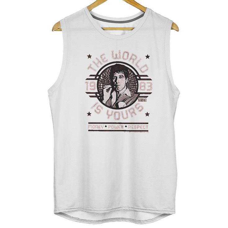 World Yours Money Power Respect Unisex Tank Top