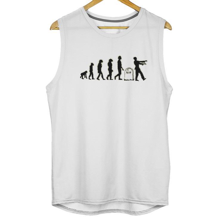 Zombie Evolution Funny Apocalypse Unisex Tank Top