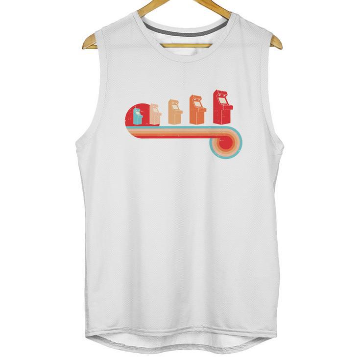 Retro Vintage Video Game Arcade Machines Unisex Tank Top