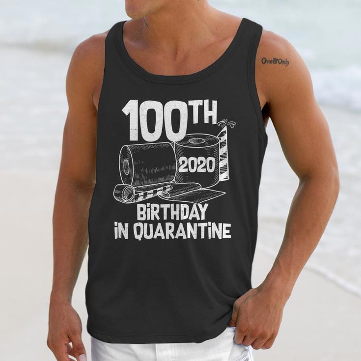 100Th Birthday In Quarantine Toilet Paper Party Unisex Tank Top Gifts for Her