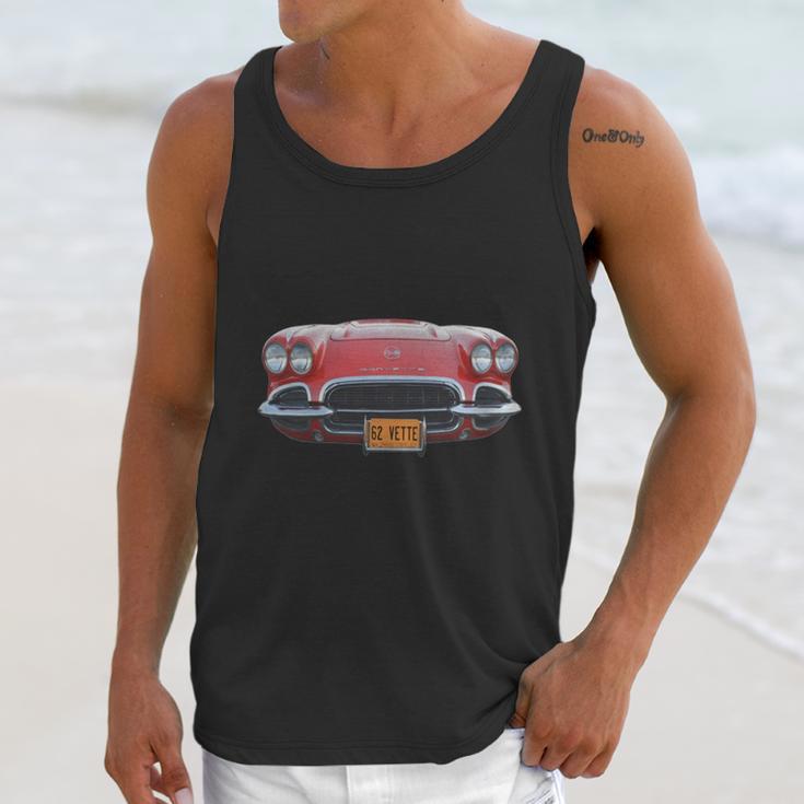 1962 Corvette Grille T-Shirts Unisex Tank Top Gifts for Her