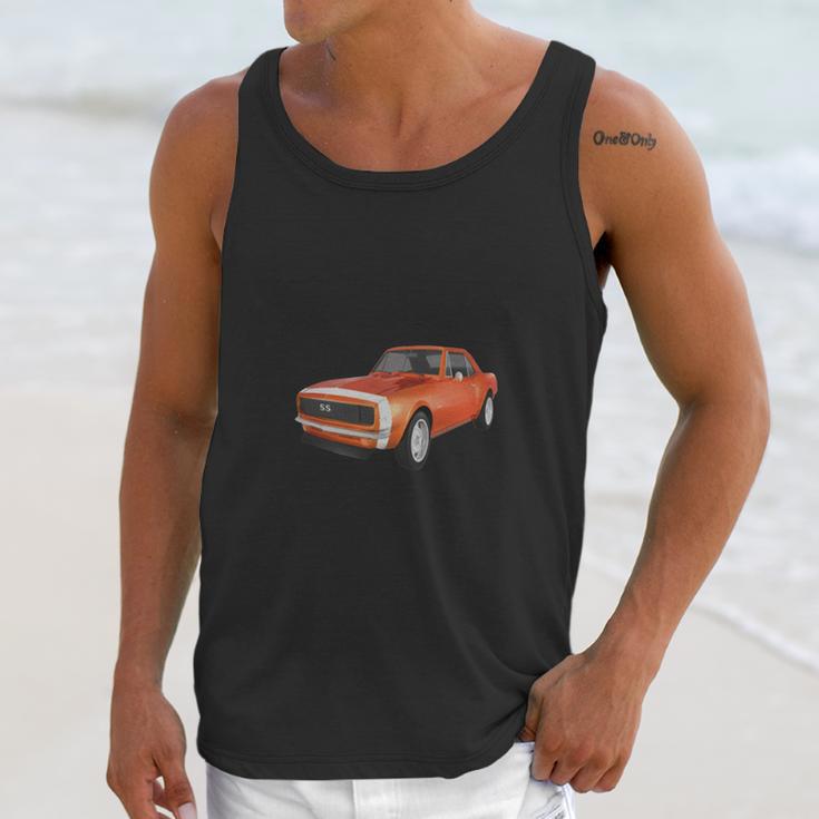 1967 Camaro Ss Button 1 Unisex Tank Top Gifts for Her