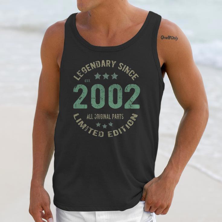 20 Years Old Bday Legendary Since 2002 - Vintage 20Th Birthday Unisex Tank Top Gifts for Her