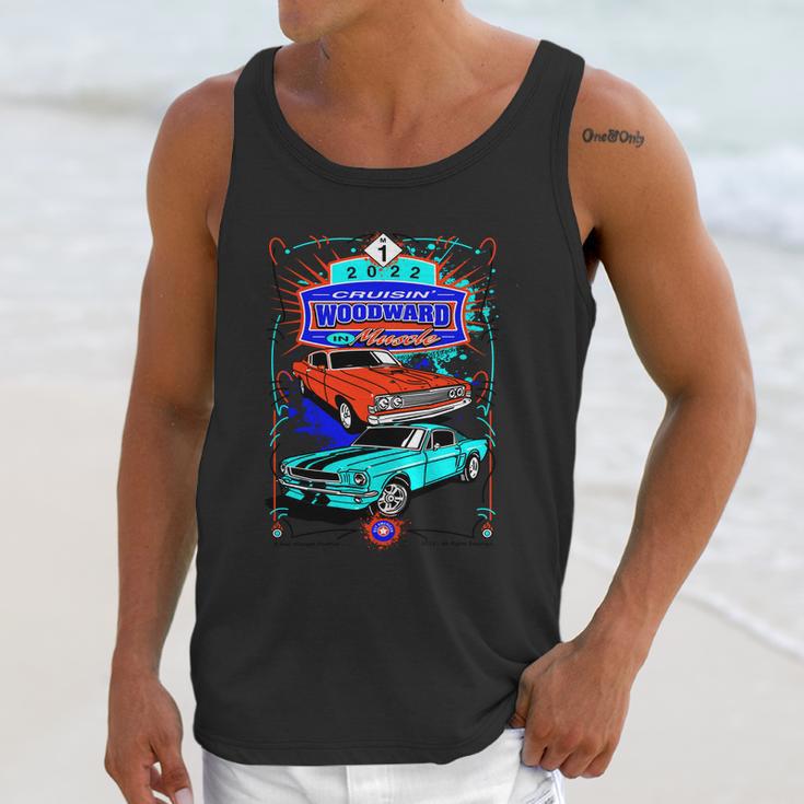 2022 Cruisin Woodward M1 In Muscle Car Cruise Unisex Tank Top Gifts for Her