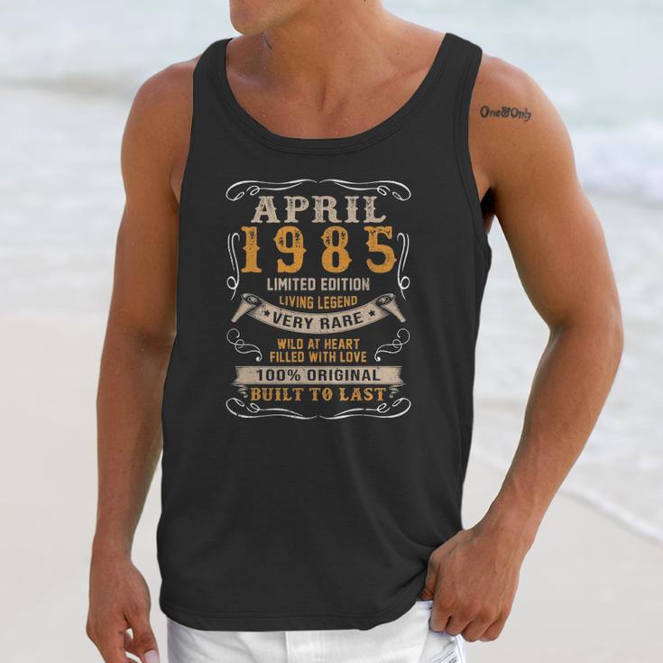 36Th Birthday 36 Years Old Retro Vintage April 1985 Ver2 Unisex Tank Top Gifts for Her