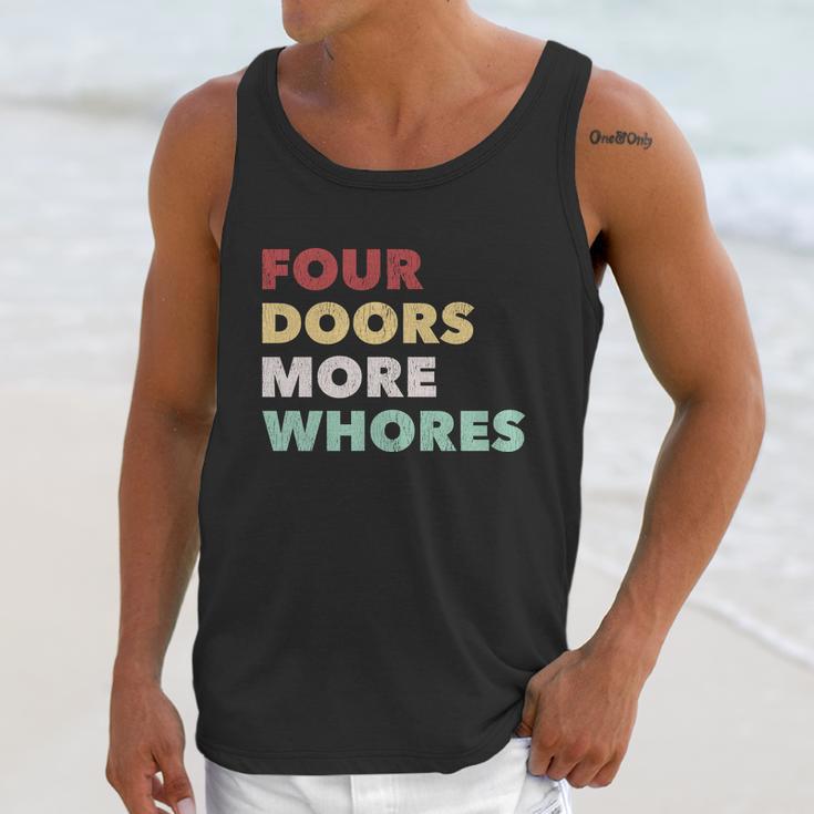 4 Doors More Whores Unisex Tank Top Gifts for Her