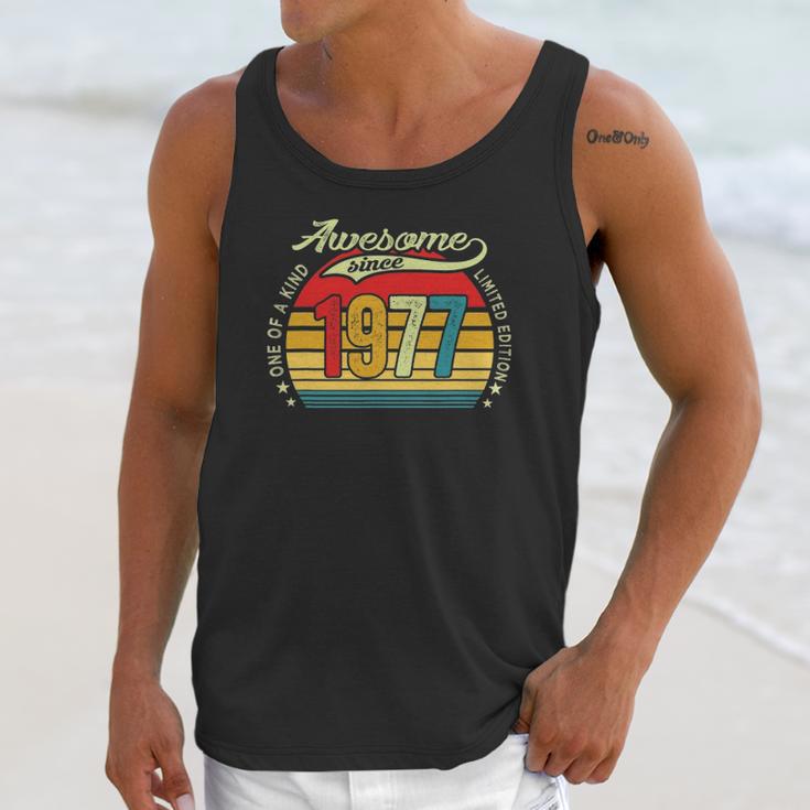 44 Years Old Gifts 44Th Birthday Men Awesome Since 1977 Ver2 Unisex Tank Top Gifts for Her