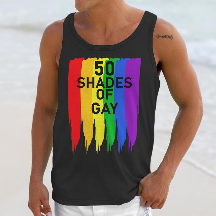 50 Shades Of Gay Unisex Tank Top Gifts for Her