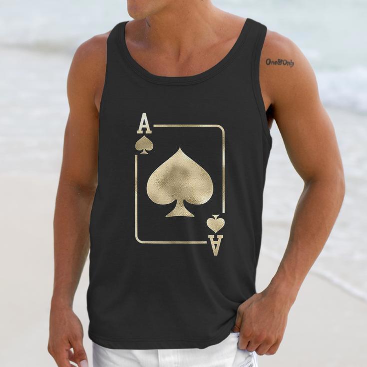 Ace Of Spades Playing Card Unisex Tank Top Gifts for Her