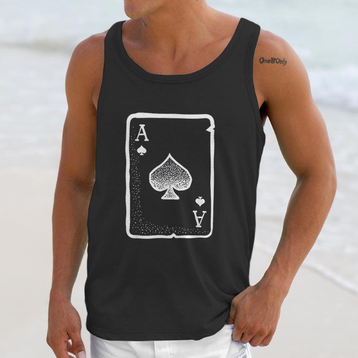 Ace Of Spades Poker Playing Card Halloween Costume Unisex Tank Top Gifts for Her