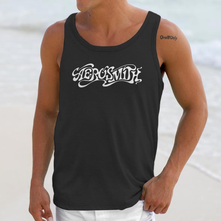 Aerosmith Aero White Unisex Tank Top Gifts for Her