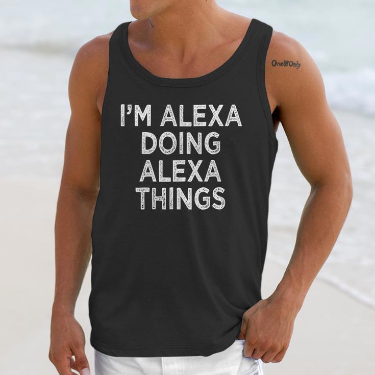 Alexa Graphic Design Printed Casual Daily Basic Unisex Tank Top Gifts for Her