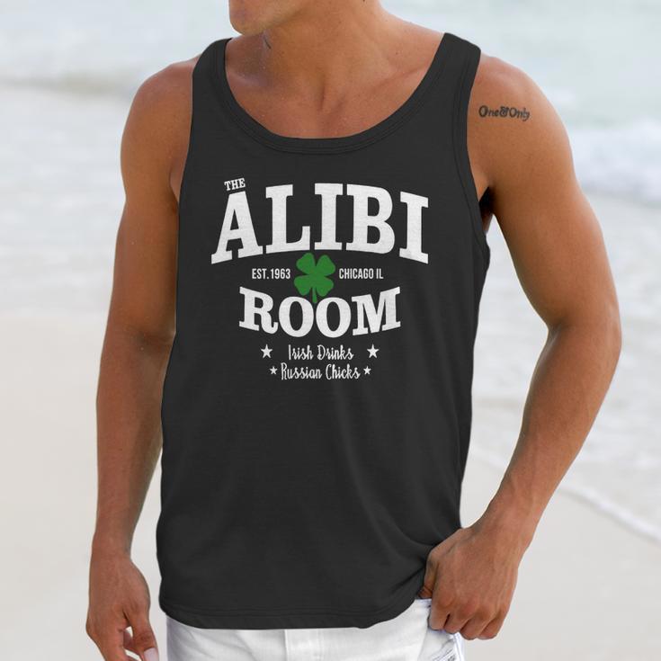 The Alibi Room Est 1963 Chicagoil Irish Drinks Russian Chick Unisex Tank Top Gifts for Her