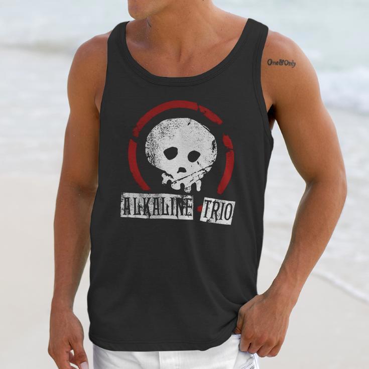 Alkaline Trio Cracked Skull T-Shirt Unisex Tank Top Gifts for Her