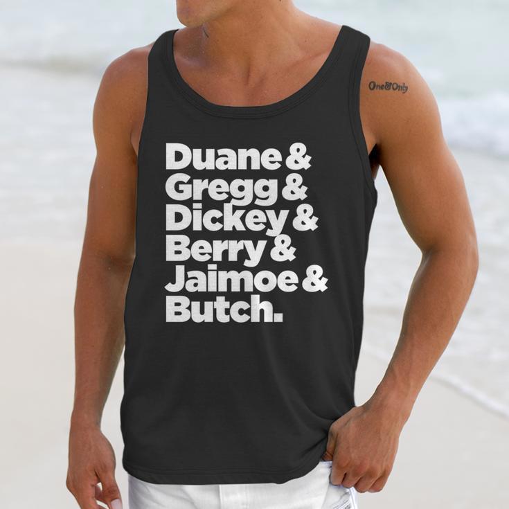 Allman Brothers White Unisex Tank Top Gifts for Her