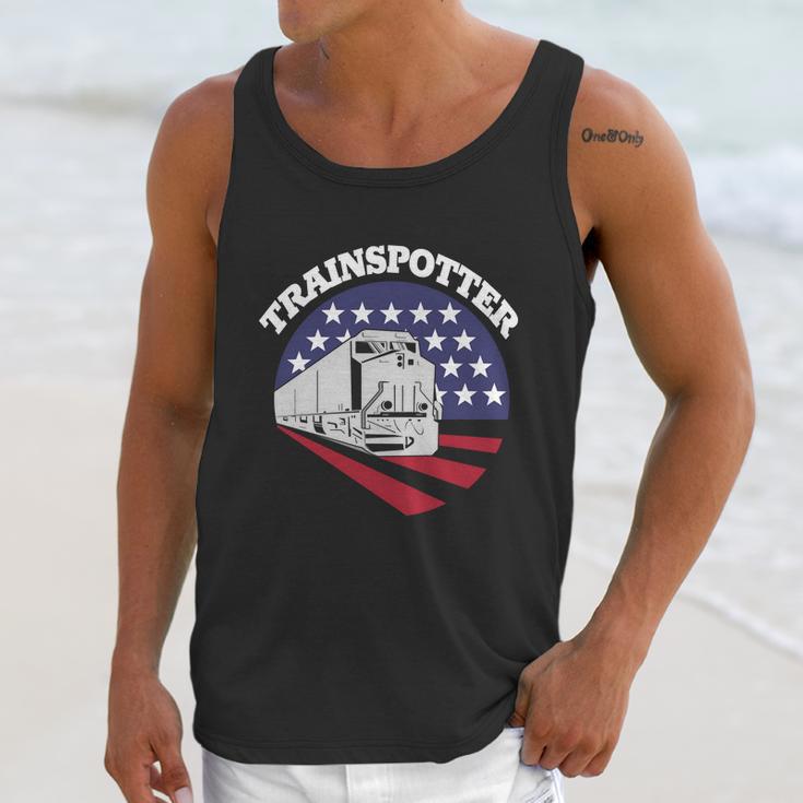 American Trainspotter Train America Trainspotting Trains Gift Graphic Design Printed Casual Daily Basic Unisex Tank Top Gifts for Her