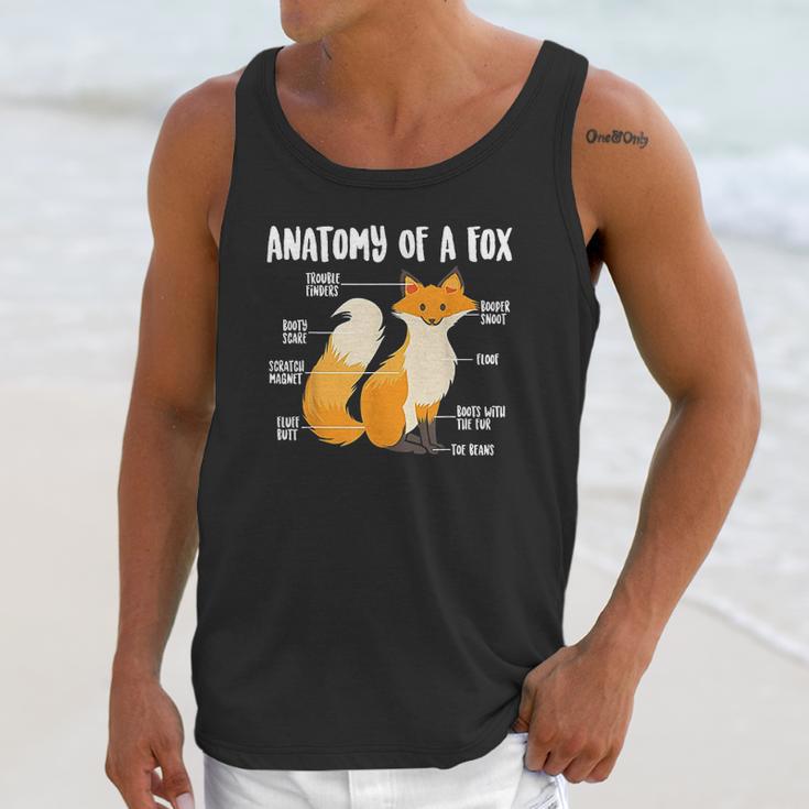 Anatomy Of A Fo Cute Sweet Carnivore Funny Animal Gift Unisex Tank Top Gifts for Her