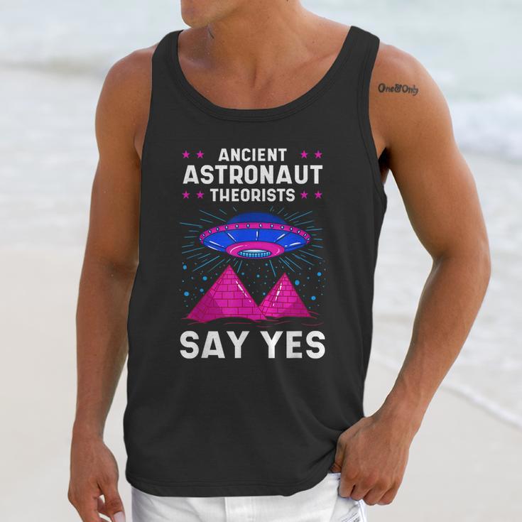 Ancient Astronaut Theorist Say Yes Alien Egyptian Pyramid Unisex Tank Top Gifts for Her