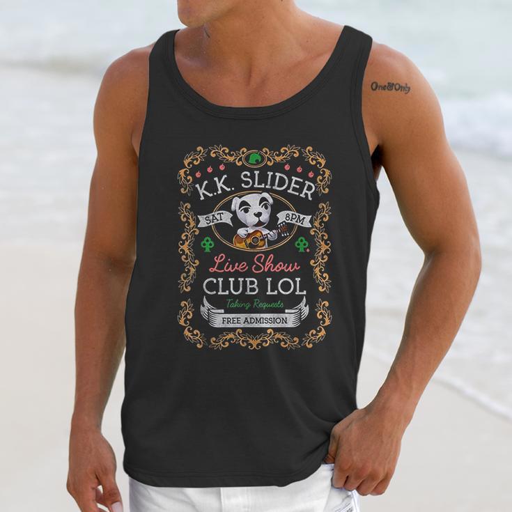 Animal Crossing Kk Slider Live Show Poster Graphic Unisex Tank Top Gifts for Her