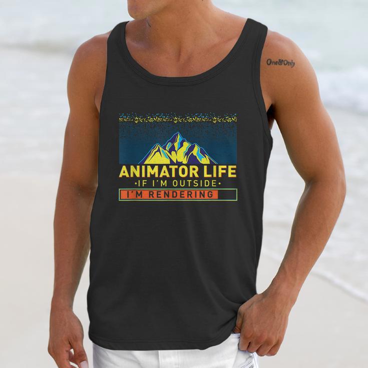 Animator Life Animation Visual Artist Rendering Graphic Art Unisex Tank Top Gifts for Her