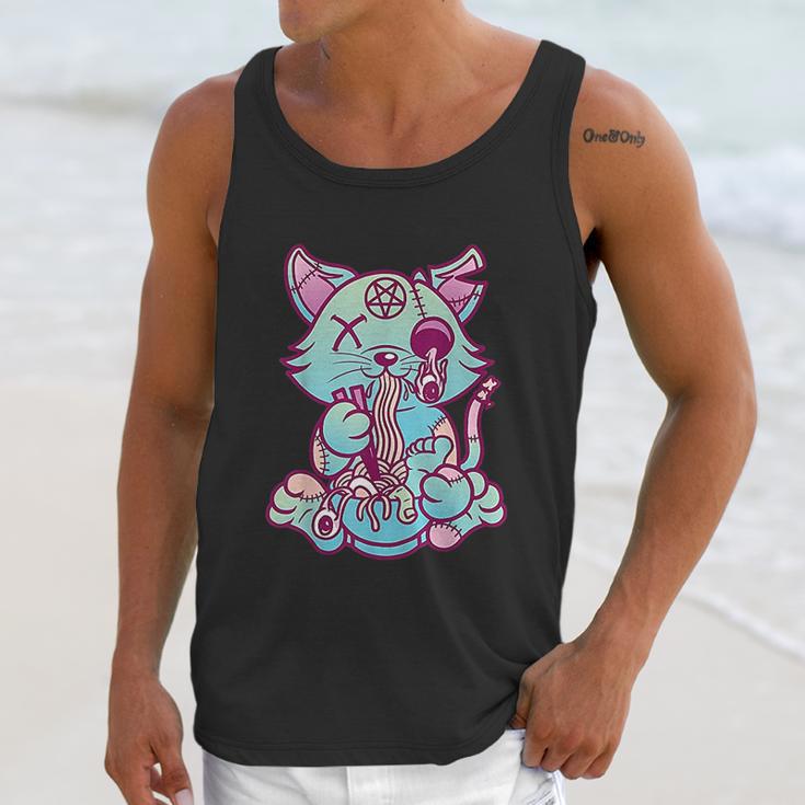 Anime Aesthetic Pastel Goth Ramen Noodle Cat Gifts Unisex Tank Top Gifts for Her