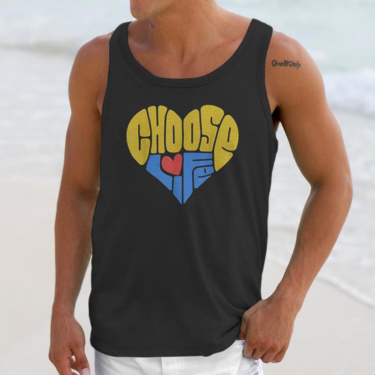 Anti- Bortion Choose Life Heart Unisex Tank Top Gifts for Her