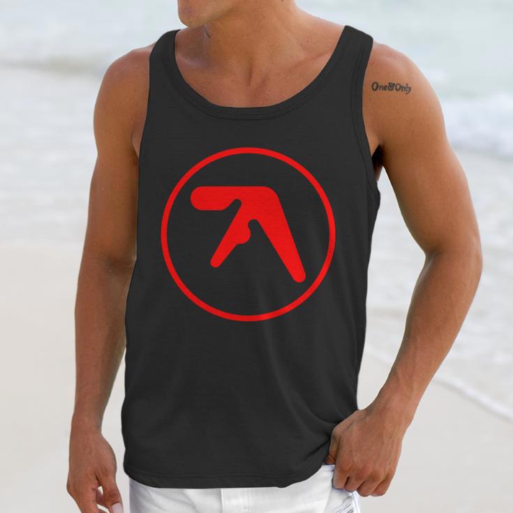 Aphex Twin Logo Red Unisex Tank Top Gifts for Her