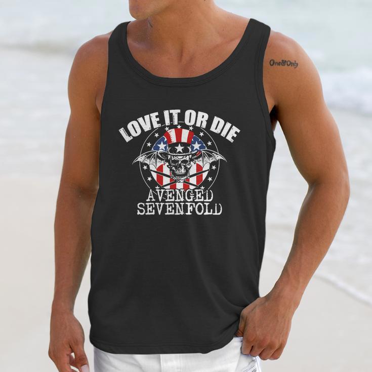 Avenged Sevenfold Love It Or Die Unisex Tank Top Gifts for Her