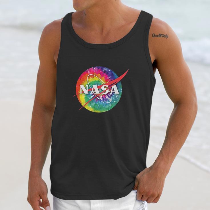 Awesome Tie Dye Nasa Hippie Nasa Gift Idea Unisex Tank Top Gifts for Her