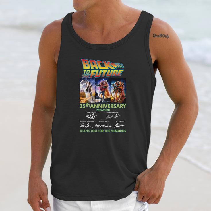 Back To The Future 35Th Anniversary 1985-2020 Signatures Shirt Unisex Tank Top Gifts for Her