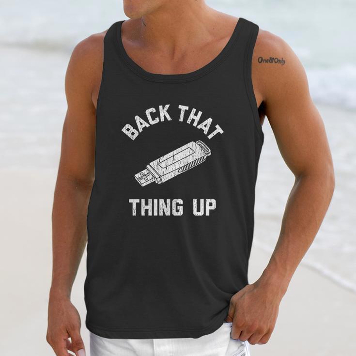 Back That Thing Up Computer Rap Lyrics Unisex Tank Top Gifts for Her