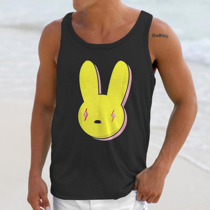 Bad Trap Lighting Bunny Eyes Dembow Reggaeton Style Unisex Tank Top Gifts for Her