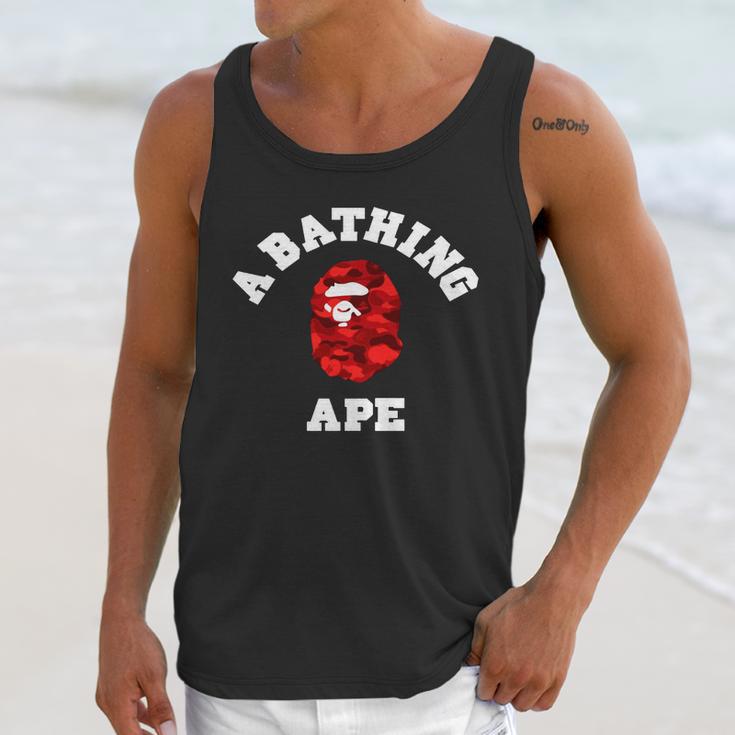 Bape Abc Red Camo Unisex Tank Top Gifts for Her