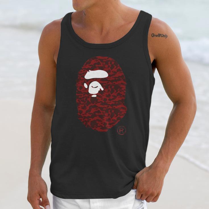 Bape Camo Red Unisex Tank Top Gifts for Her