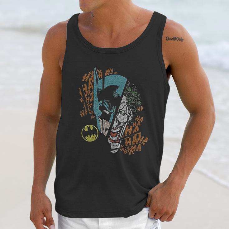 Batman Vs The Joker Split Unisex Tank Top Gifts for Her