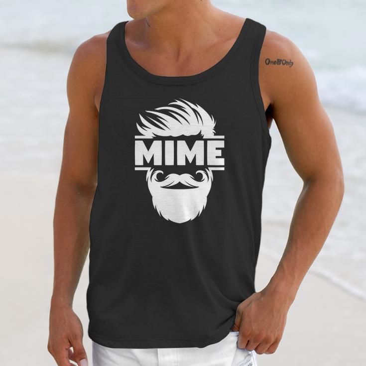 Bearded Mime Unisex Tank Top Gifts for Her