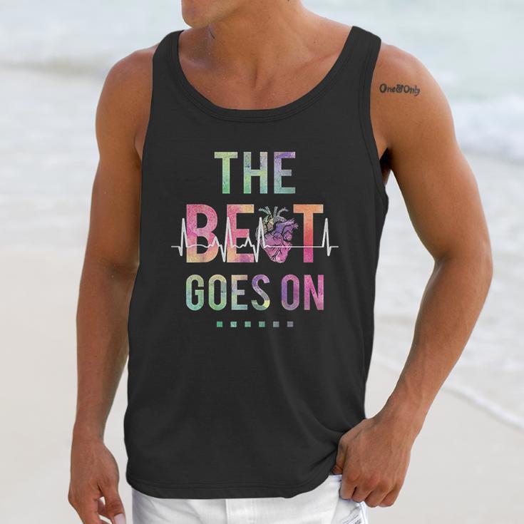 The Beat Goes On Unisex Tank Top Gifts for Her