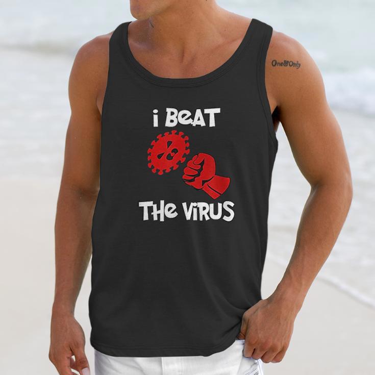 I Beat The Virus Unisex Tank Top Gifts for Her