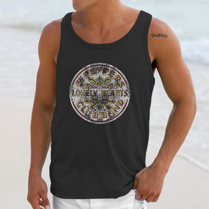 The Beatles Sgt Pepper Drum Burnout Unisex Tank Top Gifts for Her