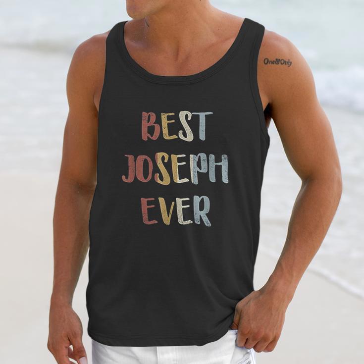 Best Joseph Ever Retro Vintage First Name Gift Unisex Tank Top Gifts for Her