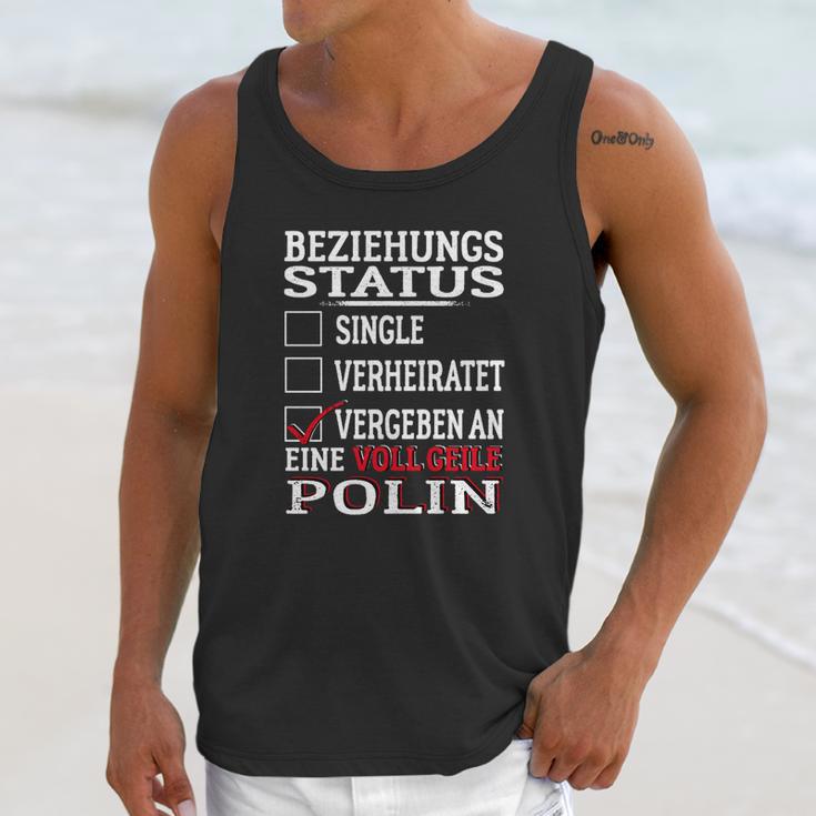 Beziehungs Status Polin Unisex Tank Top Gifts for Her