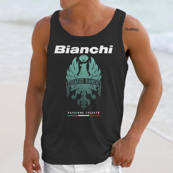 Bianchi Passione Celeste Unisex Tank Top Gifts for Her