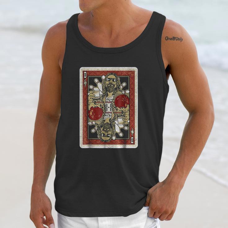 The Big Lebowski The Dude Abides Playing Card Unisex Tank Top Gifts for Her