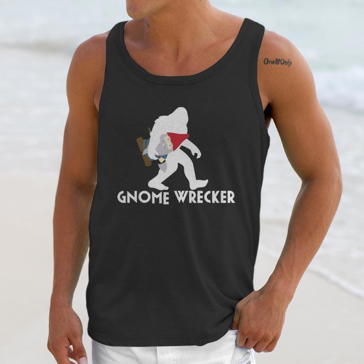 Bigfoot Gnome Wrecker Shirt Funny Cute Sasquatch Gift Unisex Tank Top Gifts for Her