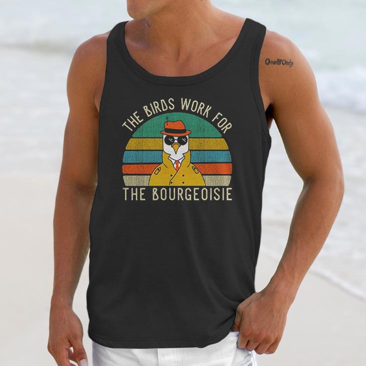 The Birds Work For The Bourgeoisie Vintage Unisex Tank Top Gifts for Her