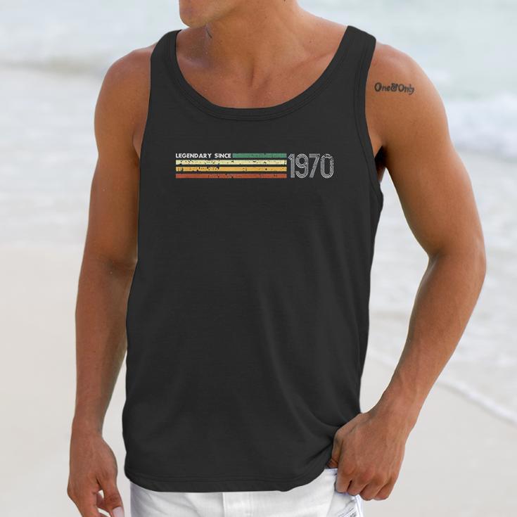 Birthday 1970 Vintage Retro Throwback Gift Idea Unisex Tank Top Gifts for Her